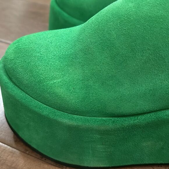 Free People Mantra Platform Mules/ Green/Size 36/ New - Picture 10 of 10